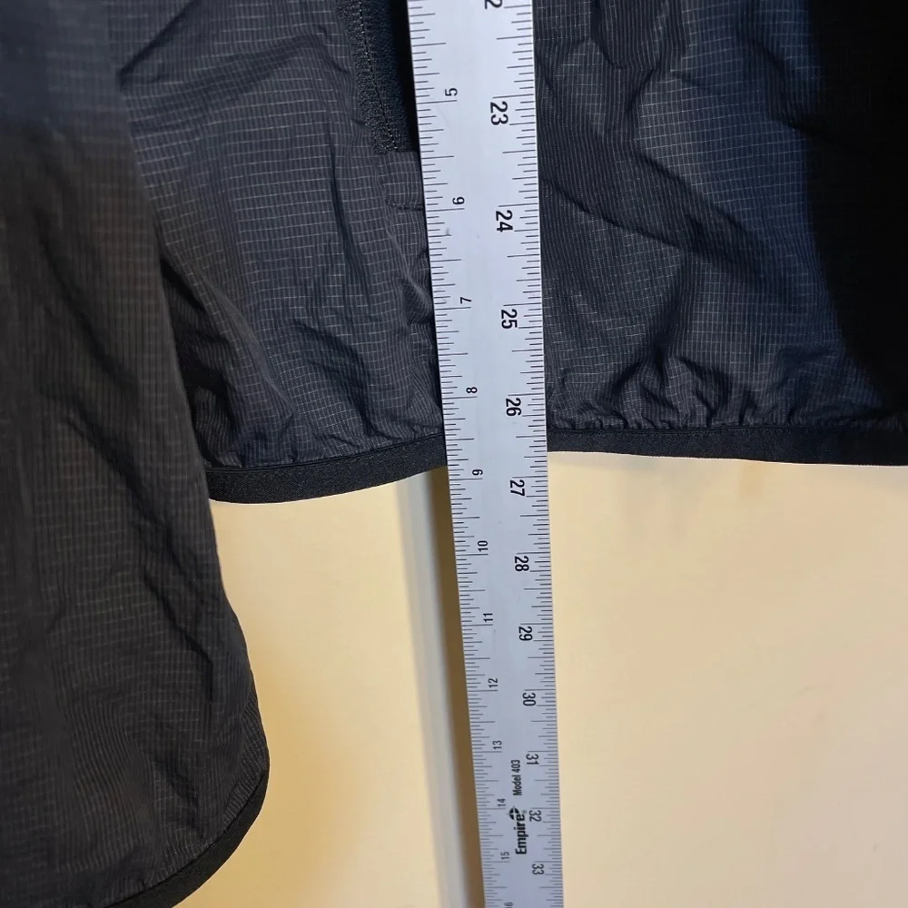 Black Lightweight Hooded Jacket